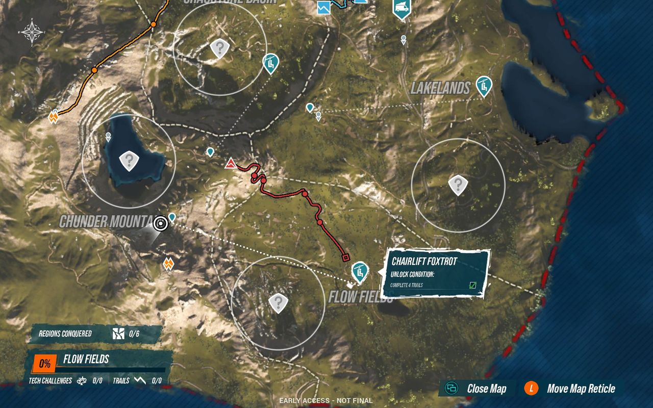 A screenshot from Mavrix by Matt Jones showing the in-game map