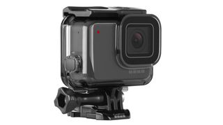 GoPro 7 waterproof case on a white background