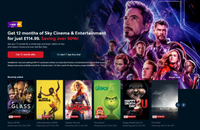 Now TV | 2 months for the price of 1 on Sky Cinema Pass or Entertainment Pass | £11.99 | 50% saving | Available now
