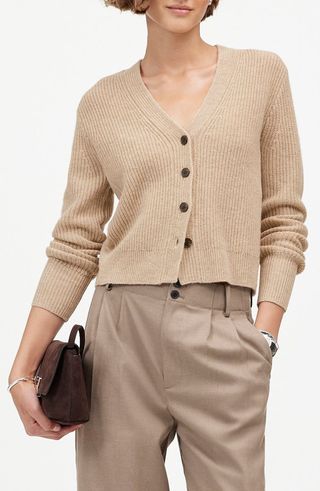 Softwool Shrunken V-Neck Cardigan