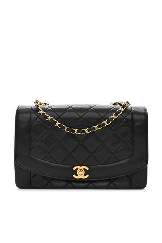 Chanel Lambskin Quilted Small Single Flap Black