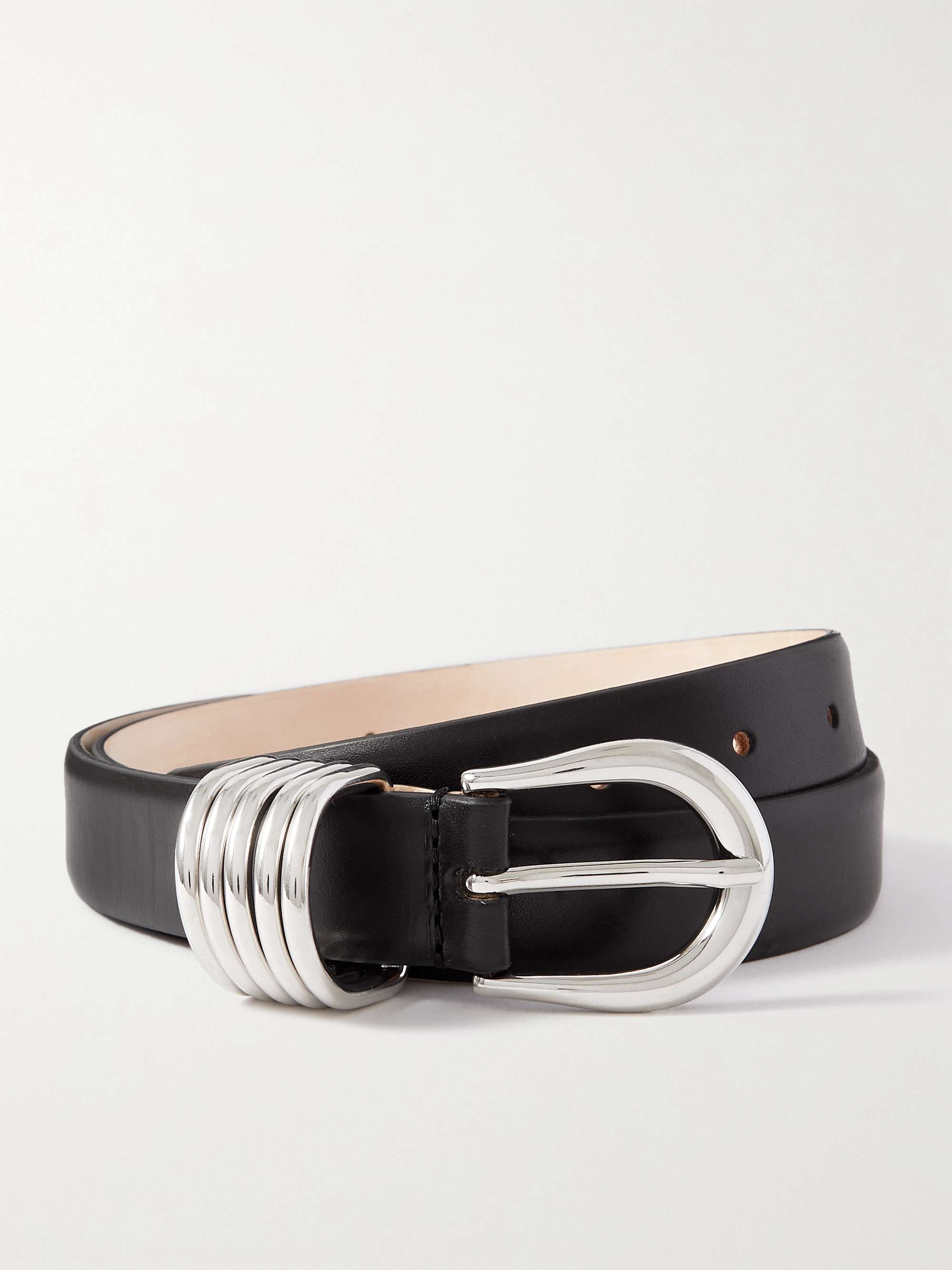 Hollyhock Leather Belt