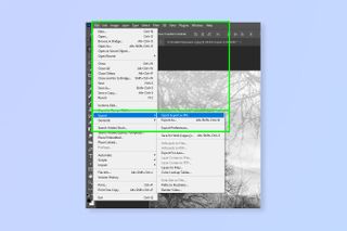 A screenshot showing how to create a double exposure in Photoshop