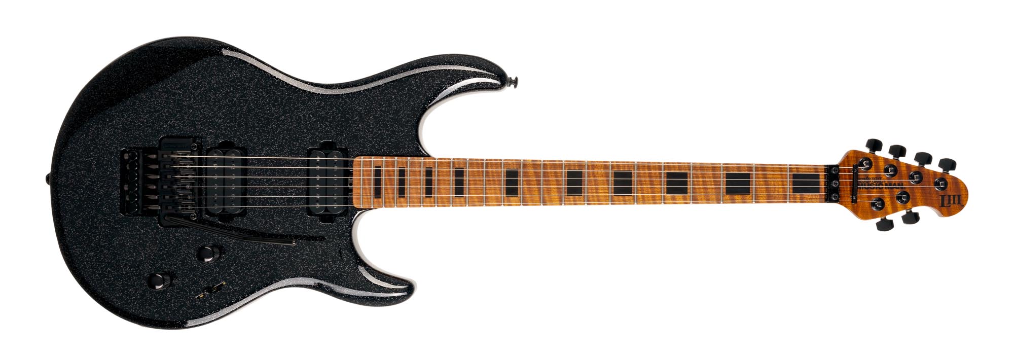 Ernie Ball Music Man BFR March 2021 Luke III Black Sparkle