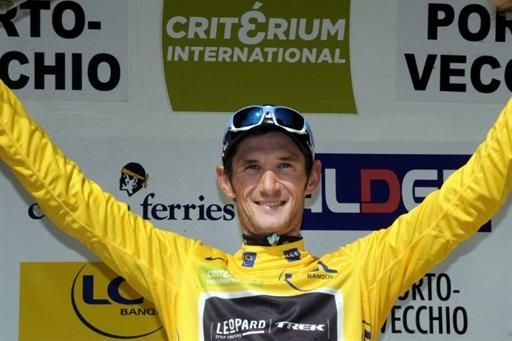 Fr&auml;nk enjoys his moment on the podium