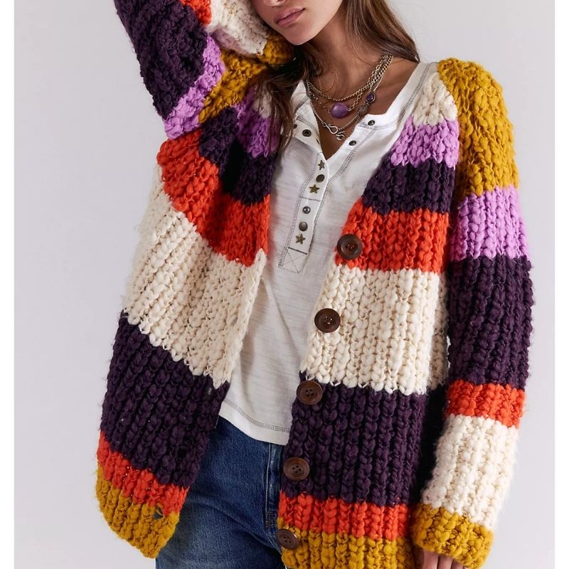Free People , Myles Stripe Cardi