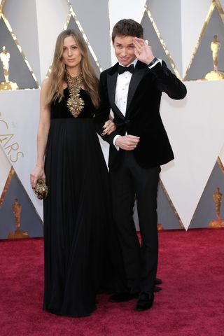 Hannah Bagshawe & Eddie Redmayne At The Oscars 2016