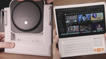 Mac Nano, a device modified from the internals of the M4 Mac Mini by Shing Solutions 