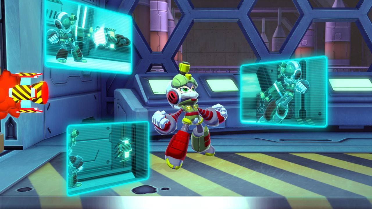 Like Mega Man, Beck absorbs and gains the abilities of the bosses he defeats, each of which is strong against another specific boss. But I found most of the attack to be pretty weak, and only used one or two of them outside of their intended fight.