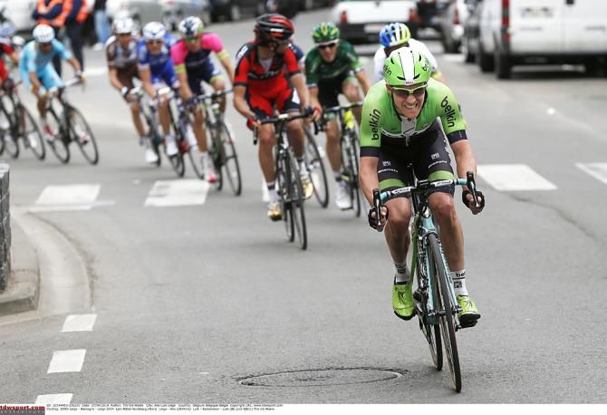 Lars Petter Nordhaug (Belkin) was aggressive in the finale