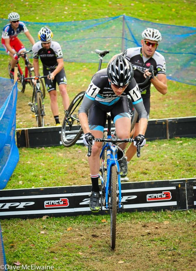 Alan Krughoff (Raleigh Clement) leading the race on lap one