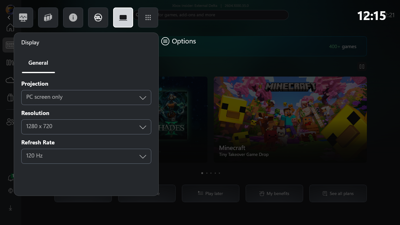 Xbox Game Bar and Xbox app updates