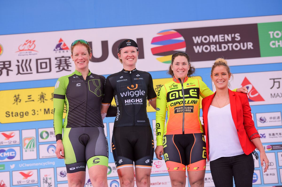 The final overall podium
