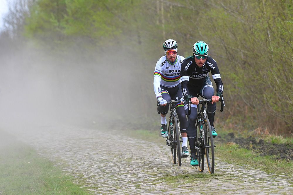 Sagan stayed on a wheel during some of the ride