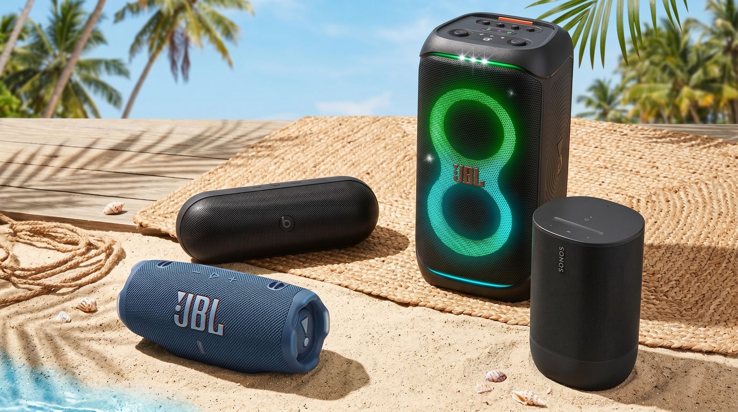 لدى Best Buy تخفيضات ضخمة على مكبرات الصوت الصيفية – تصل إلى 250 دولارًا أمريكيًا لـ JBL وBeats وSonos وSony والمزيد