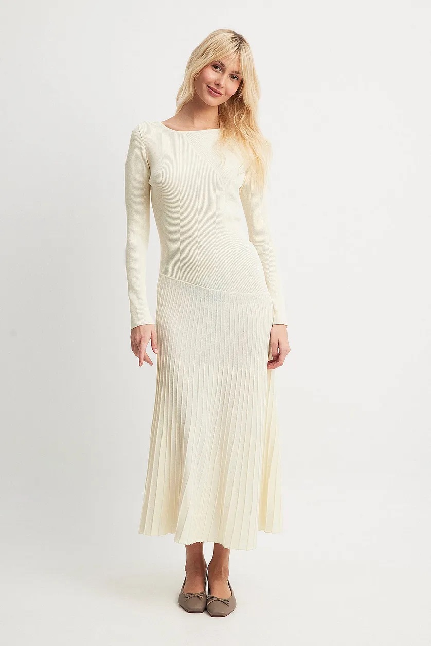 NA-KD Fine Knitted Midi Dress