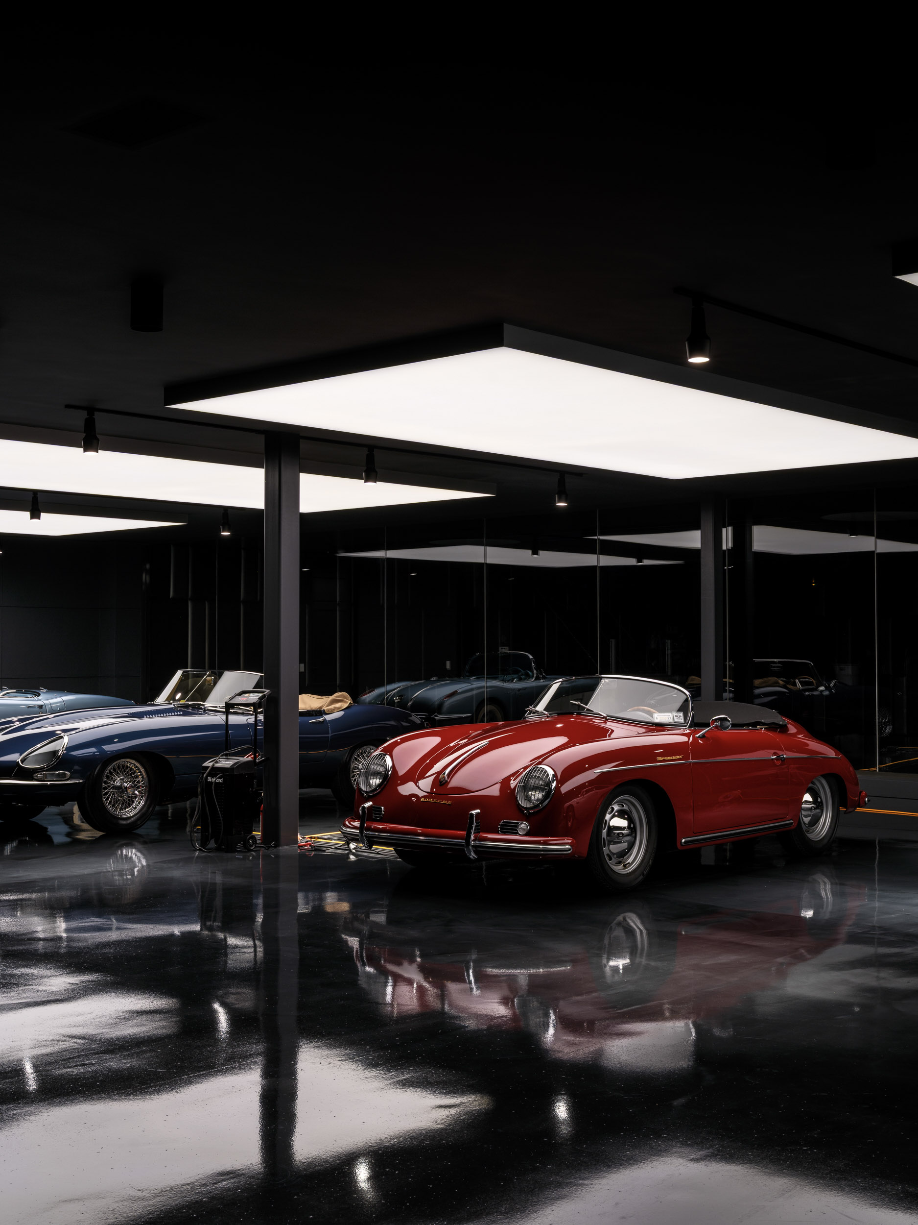 Nathan Orsman Design for a garage for luxury cars in the Hamptons