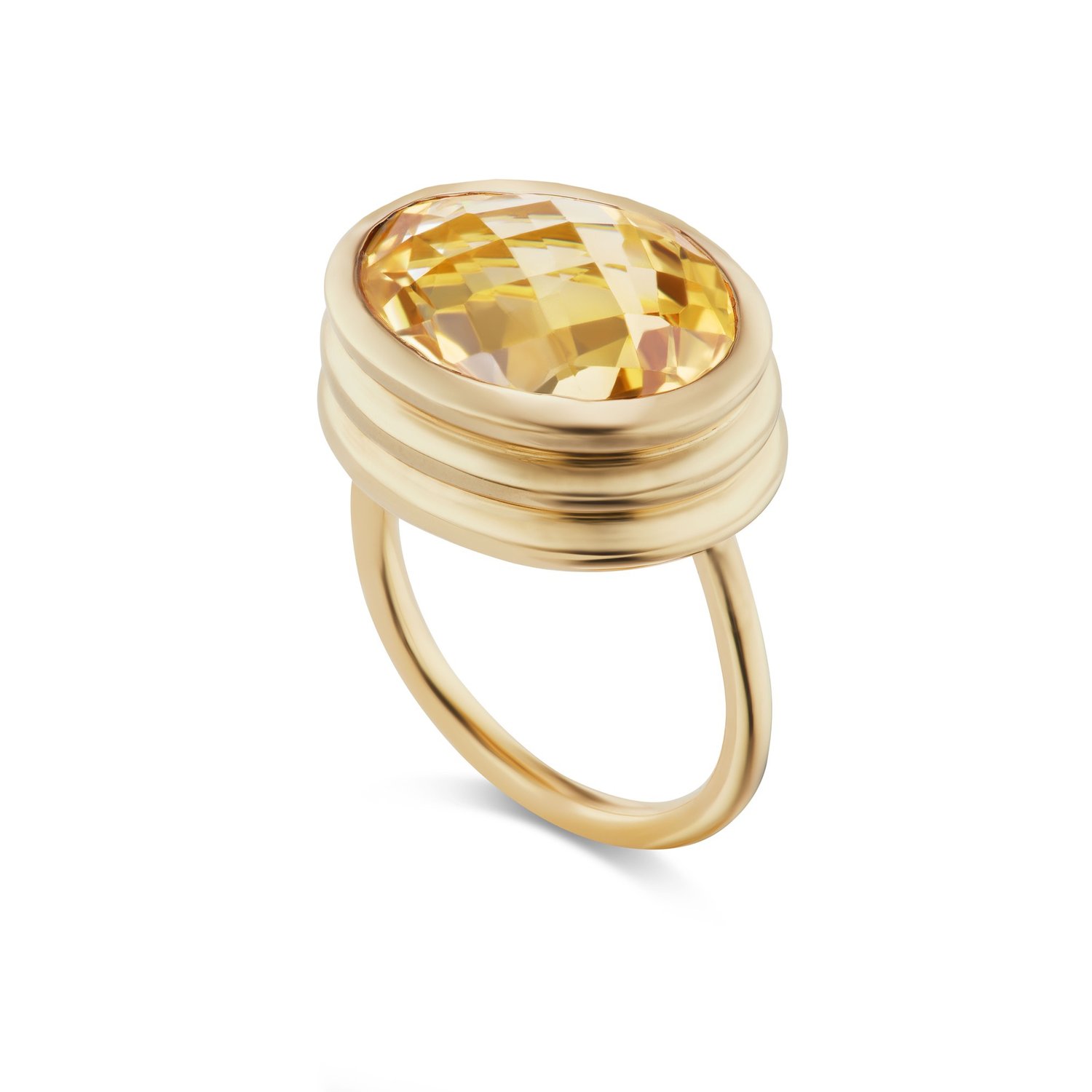 Scuba Ring | Citrine — Beck