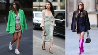 What to wear over a spaghetti strap dress