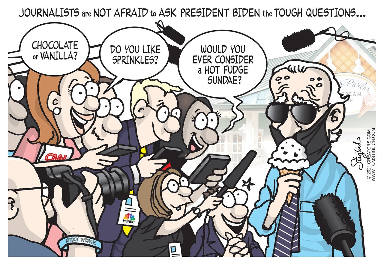 The media&amp;#039;s toughness on Biden