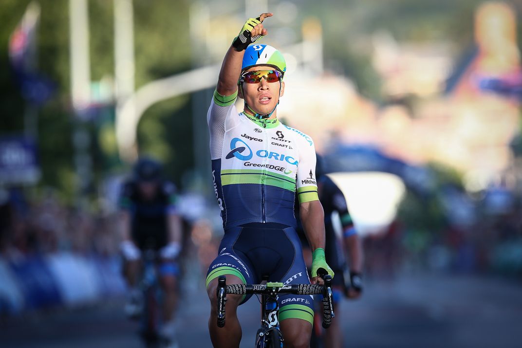 Caleb Ewan (Orica-GreenEdge) wins the Australian national criterium title