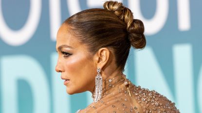 Jennifer Lopez attends the Los Angeles premiere of Prime Video's 'Shotgun Wedding' at TCL Chinese Theatre on January 18, 2023 in Hollywood, California. 
