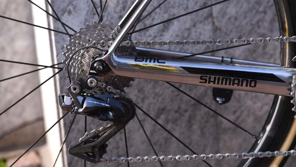 Greg Van Avermaet uses the Shimano Dura Ace Di2 groupset
