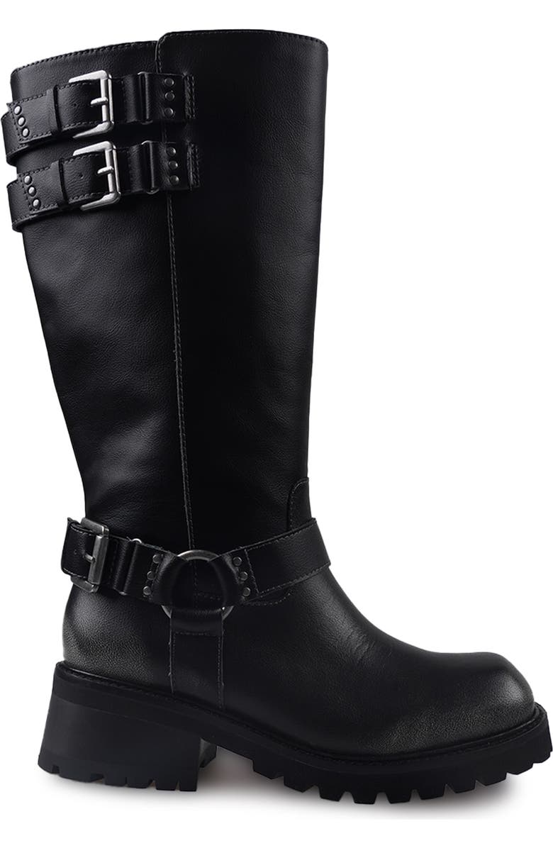 Zamora Knee High Moto Boot
