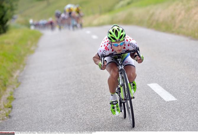 Peter Sagan (Cannondale) launched an attack on the final descent