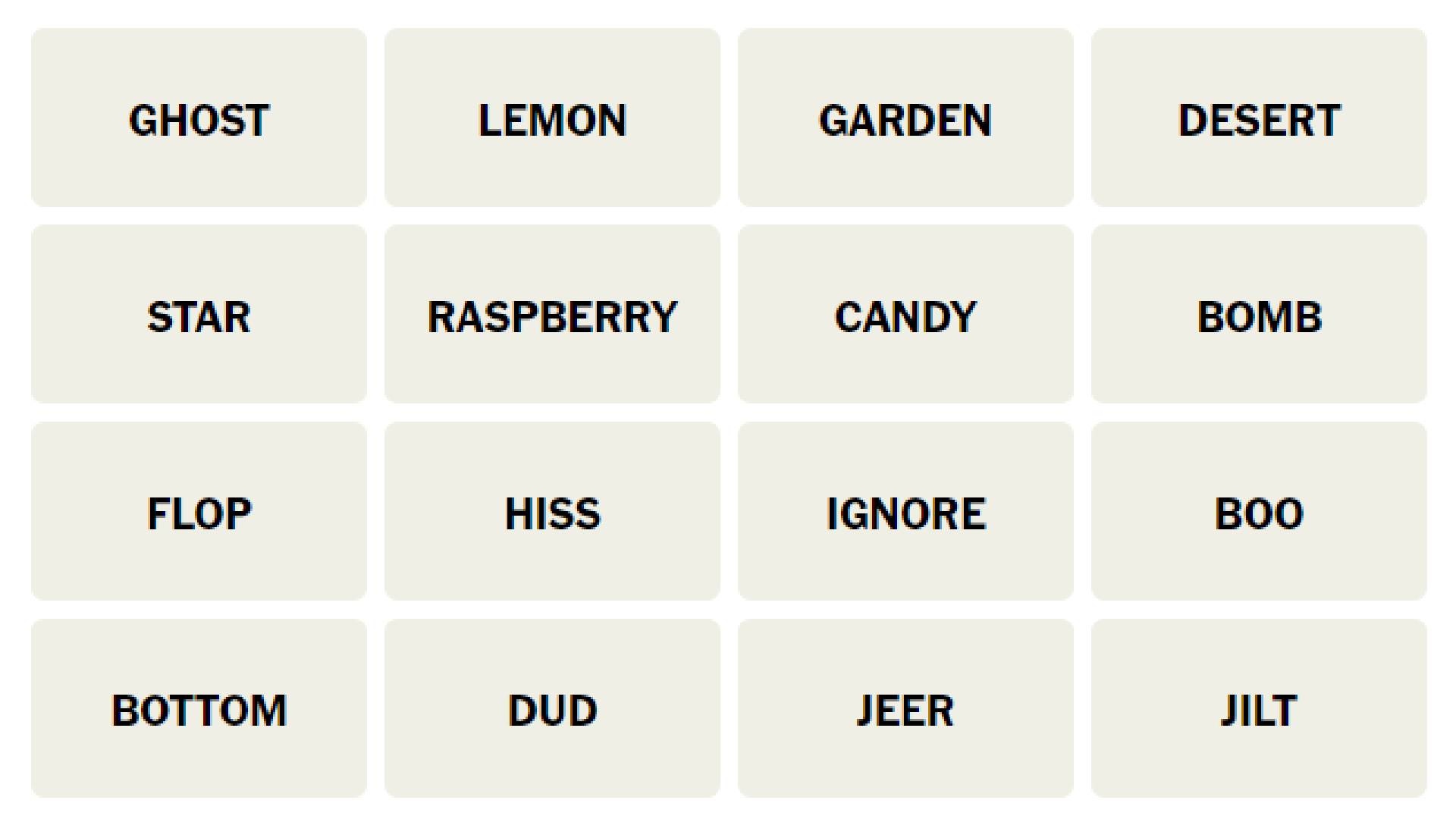 NYT Connections answers today for October 17