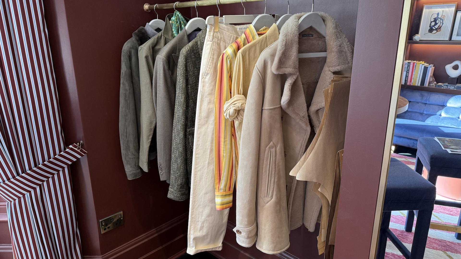 A selection of items from the Richard James A/W 25 collection
