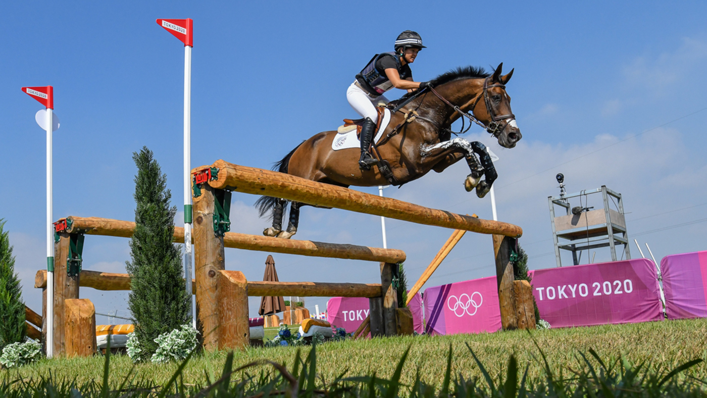 What is eventing? Jonelle Price and Grovine De Reve take part in the eventing at the Tokyo Olympics
