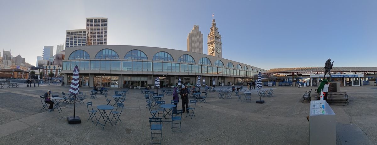 OnePlus 13R ferry building panorama