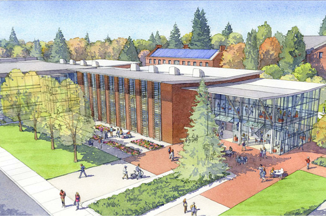 Linfield College wine centre