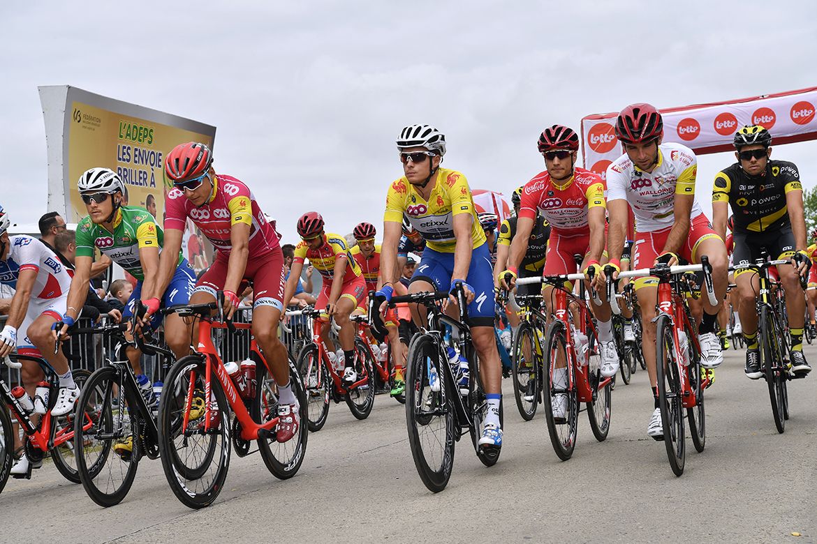 Gianni Meersman (Etixx-Quickstep) led the race until the final stage