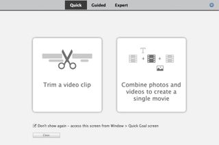 A completely revamped Quick Edit mode offers two distinct channels for trimming video.