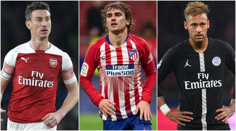 Player power Koscielny Griezmann Neymar