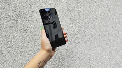 Oppo Reno 8 Pro review: phone charging on a shelf