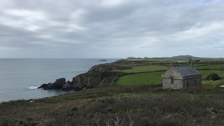 St Non's chapel on the Pembrokeshire Coast Path