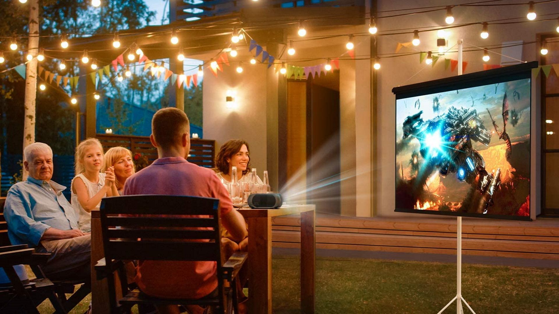 Best outdoor projector 2021 liven up your backyard parties Gardeningetc