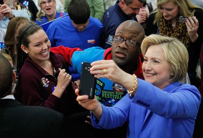 Hillary Clinton campaigns in Kentucky