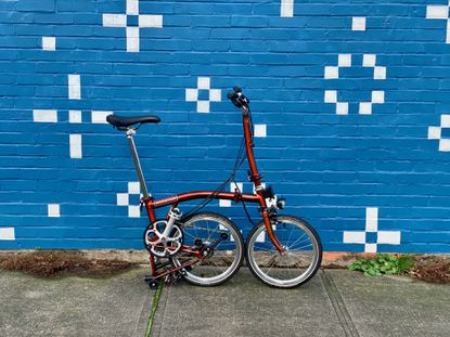 Anne-Marije Rook's Brompton folding bike
