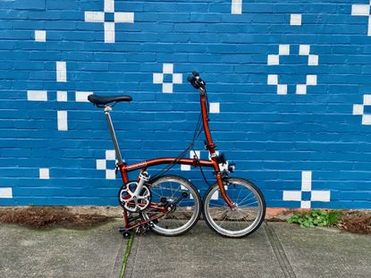 Anne-Marije Rook&#039;s Brompton folding bike