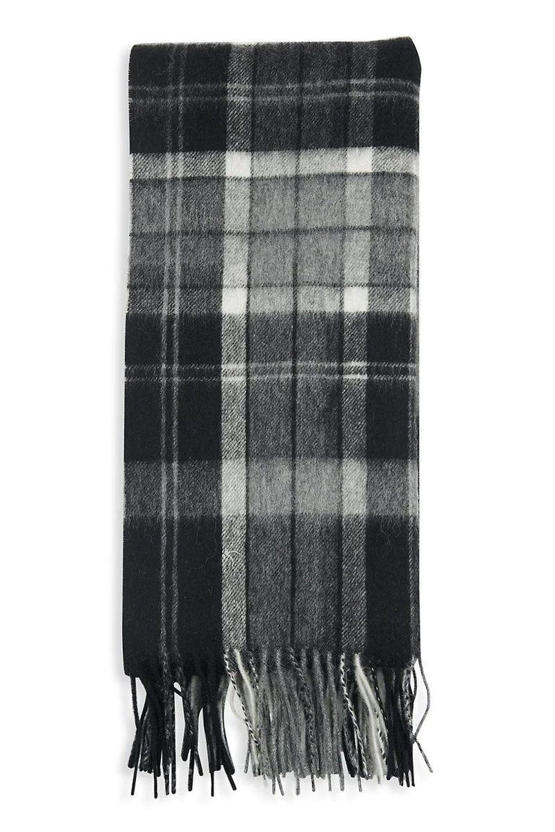 Barbour Mixed Tartan Lambswool Scarf