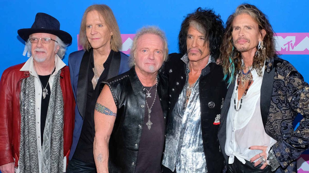 Aerosmith atthe 2018 Grammy Awards