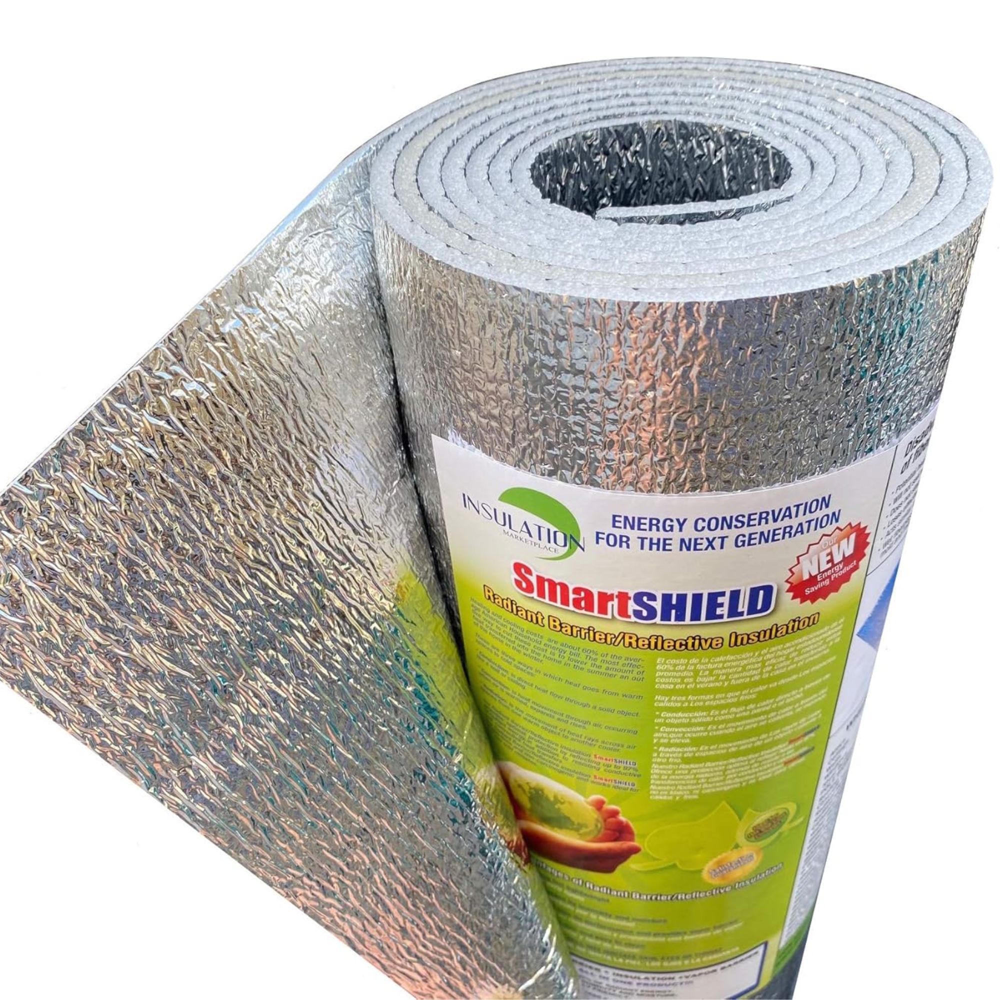 Roll of silver radiator reflector