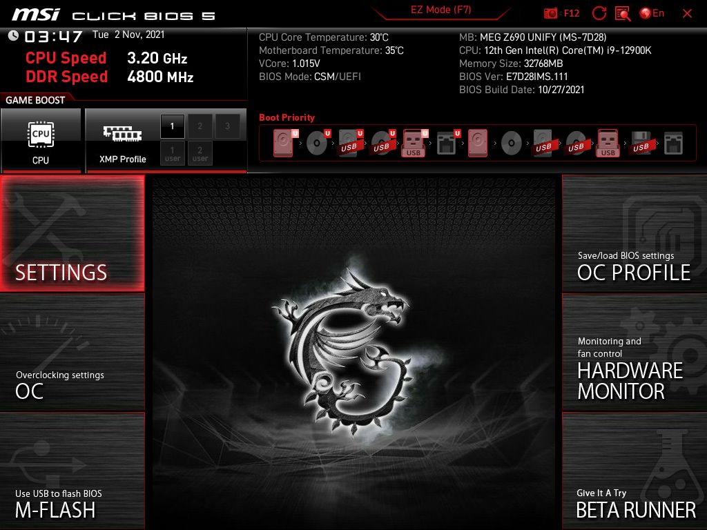 MSI MEG Z690 Unify