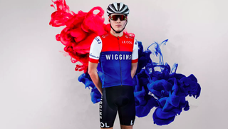 The Wiggins name adorns the chest of the jersey