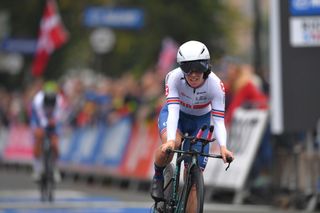 Anna Henderson was part of the bronze-medal-winning Great Britain team in the mixed relay team time trial at the 2019 UCI Road World Championships in Yorkshire