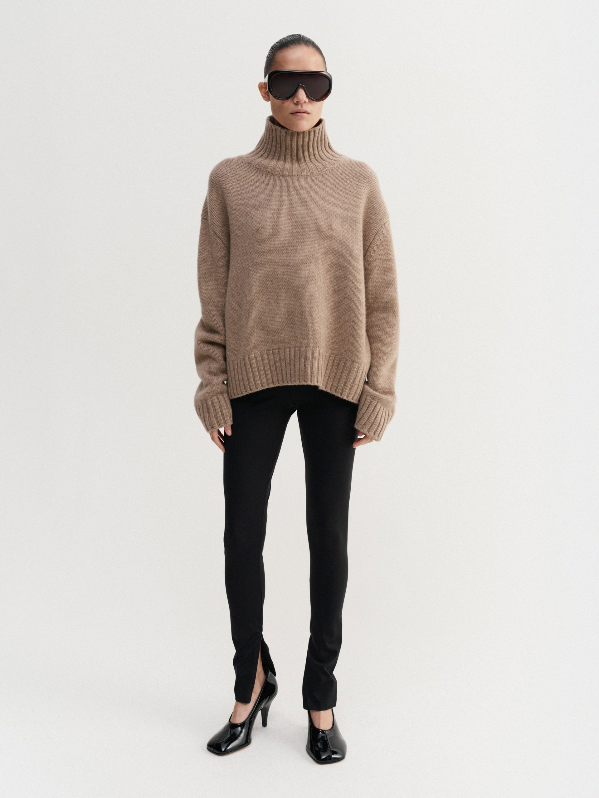 Nola Turtleneck Sweater, Hazel - Xs